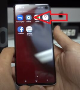How To Factory Reset a Samsung Galaxy S10 Step 1