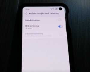 How To Tether Galaxy S10 to a Windows PC for an Internet Connection