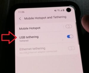 How To Tether Galaxy S10 to a Windows PC for an Internet Connection Step 5