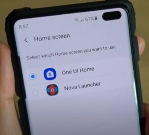 How to Change Default Home Screen Launcher Galaxy S10 or S10+