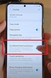 How To Turn Off Accidental Touch Protection Galaxy S21 Step 3