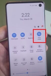 How To Auto Rotate Samsung Galaxy S10 Name