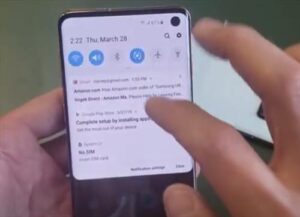 How To Auto Rotate Samsung Galaxy S10 Step 1
