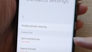 How To Sort Contacts By First Name or Last Name Galaxy S21