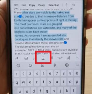 How to Change Font Color in Samsung Notes Step 4