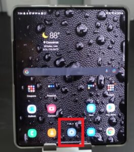 How To Force Dark Mode On All Apps Galaxy Z Fold3 Step 1