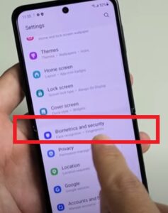 How To Setup Fingerprint On Samsung Galaxy Z Flip 3 Step 2