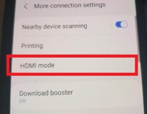 How To Connect a Galaxy S21 to a TV with an HDMI Cable Step 7