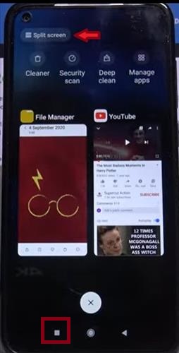 how to split screen on redmi note 9s