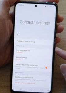 How to Sort Contacts By First Name and Last Name Samsung Galaxy