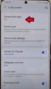 How To Set Lock Screen On Samsung Galaxy S20, S21 and S22