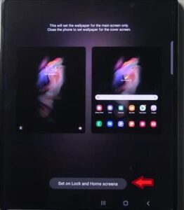 How to Change Wallpaper On A Samsung Galaxy Z Fold 3