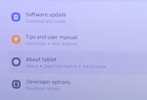 How to Enable Developer Mode on a Samsung Galaxy Tablet S8