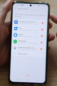 How to Enable or Disable Sync Contacts Galaxy S21 Overview