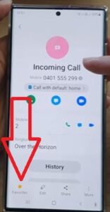 How To Make Favorite Contact