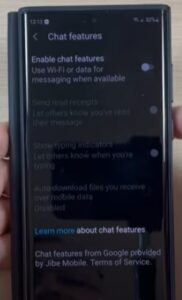 How to Enable Text Chat Features Samsung Galaxy S22