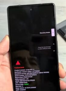 How To Factory Reset a Google Pixel 6 Step 3