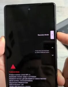 How To Factory Reset a Google Pixel 6 Step 4