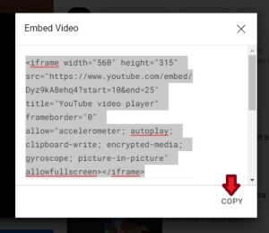 How To Start and Stop a YouTube Video from Playing at a Certain Time