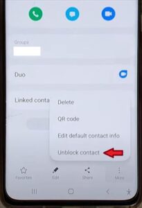 How to Block a Private Number in Contacts on a Galaxy S21 and S22