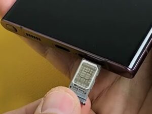 How to Insert SIM Card into Galaxy S22