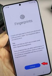 How to Setup Your Fingerprint ID on a Galaxy S22