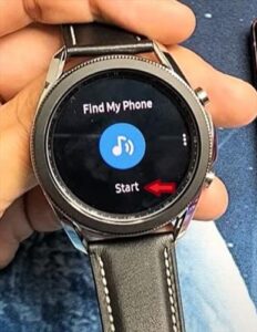 Galaxy watch find online my phone