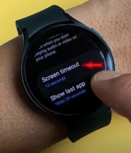 How to Change Screen timeout on Galaxy Watch 4 and 5